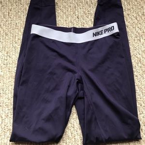 Plum Nike leggings